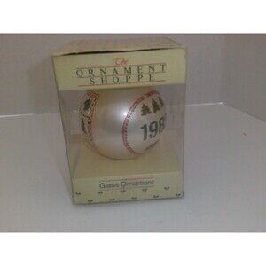 American Greetings 1982 Good Friends Glass Ball Christmas Ornament